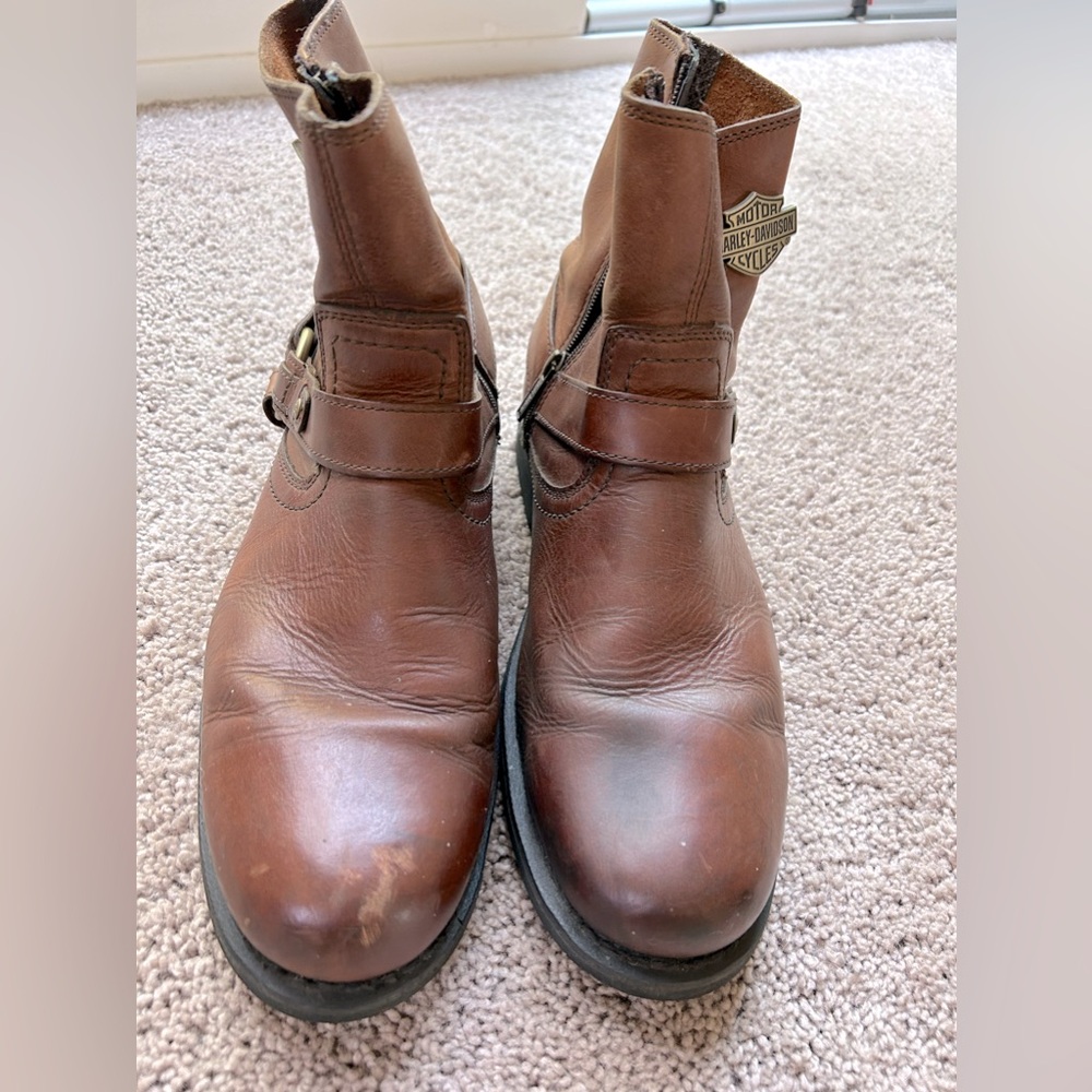 Harley Davidson men’s scout riding boots. Size 11.5, worm but in excellent shape